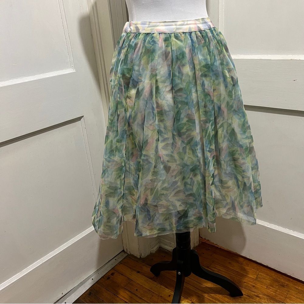 Disney Cinderella LC Lauren Conrad Pastel A-Line Skirt size XS